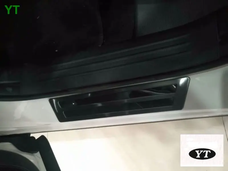 Авто внутренняя и внешняя Накладка на порог, накладка на педаль для Mazda CX-5, 4 шт./лот, нержавеющая сталь