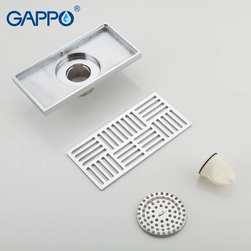 Сетчатый фильтр GAPPO для дренажа ванной комнаты латунный с защитой от запаха