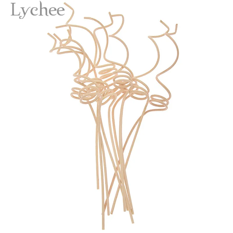 2 Lychee 10 шт. ротанговый Рид диффузор Замена заправка палочки освежитель воздуха комната аромат рассеиватель из ротанга палочки украшение дома - Аромат: 2