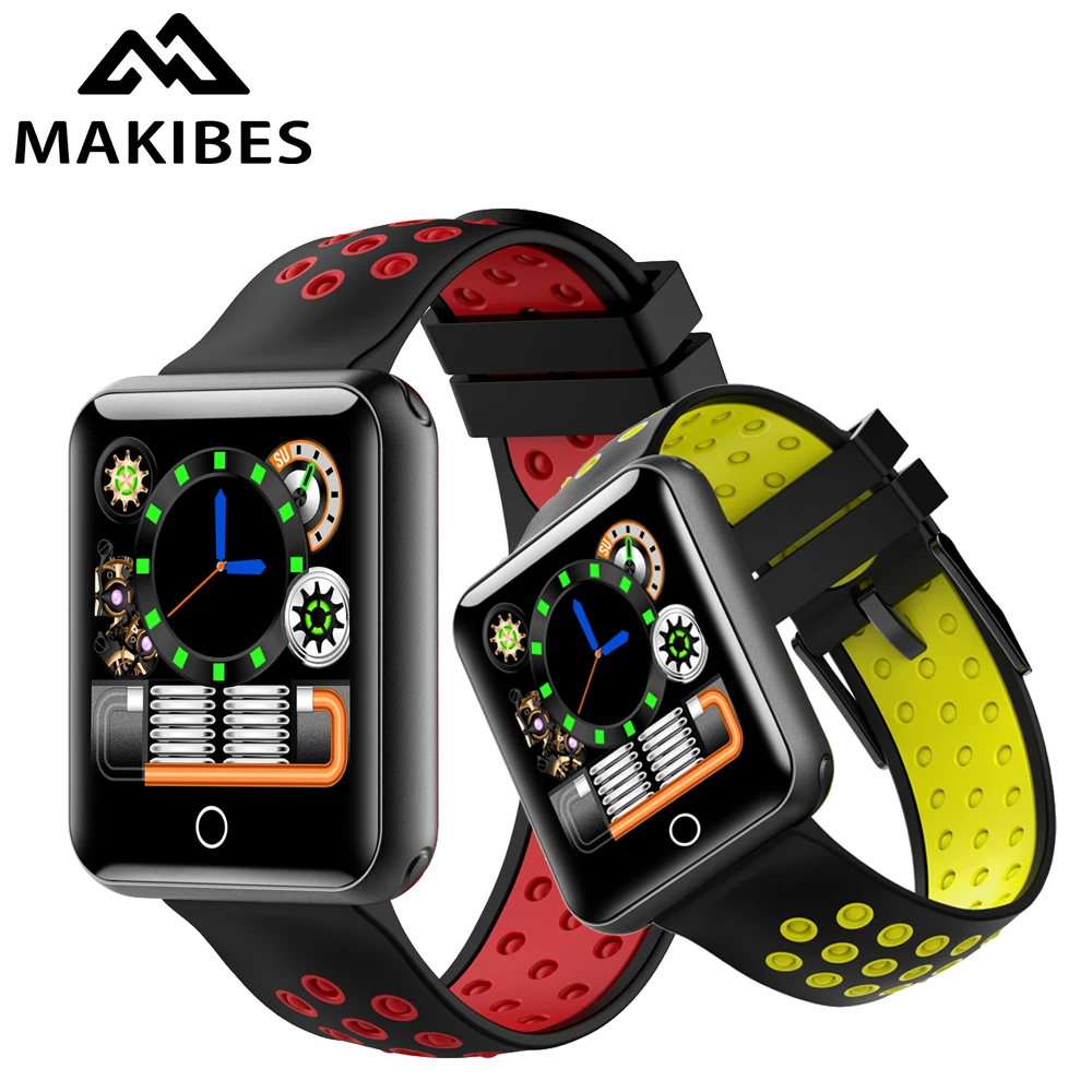 Makibes CK01 Smart Band Для мужчин 1 54 Цвет Экран Фитнес трекер часы кровяное давление IP68