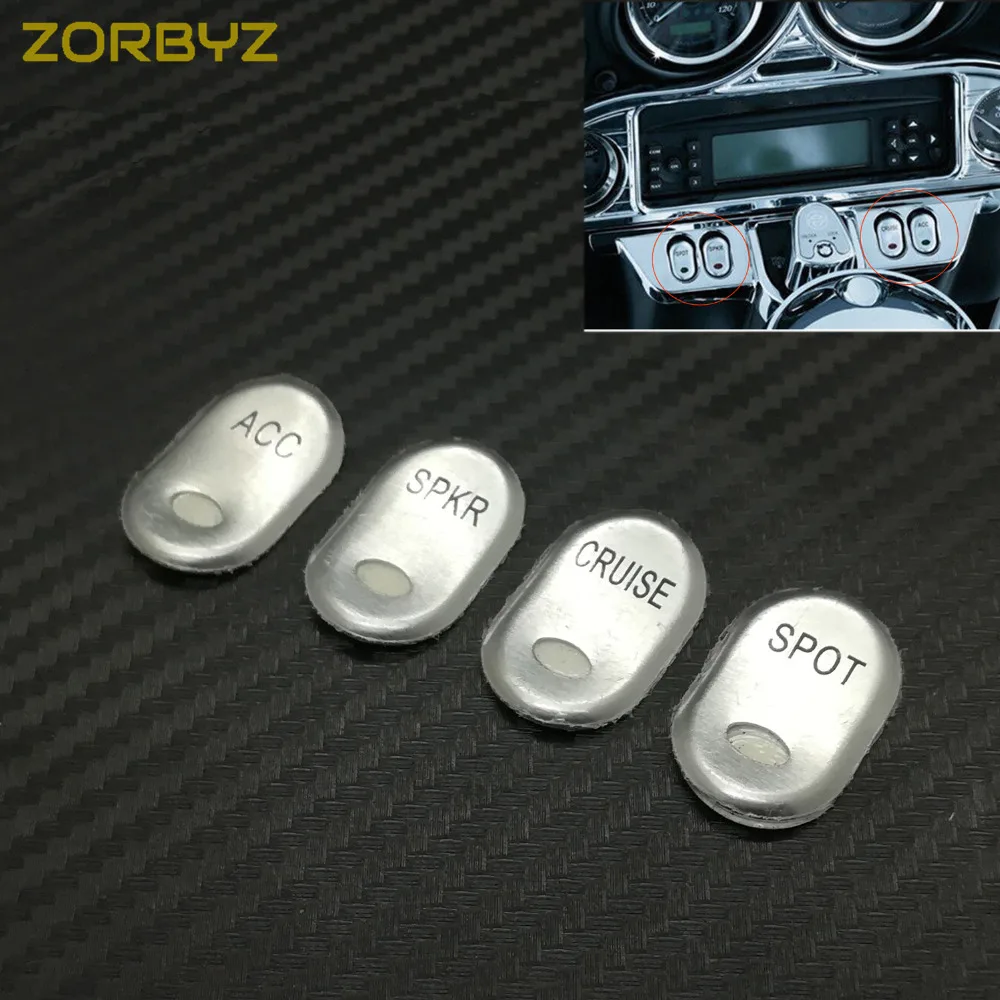 ZORBYZ хромированный матовый перекидной переключатель чехол наборы для Harley Touring