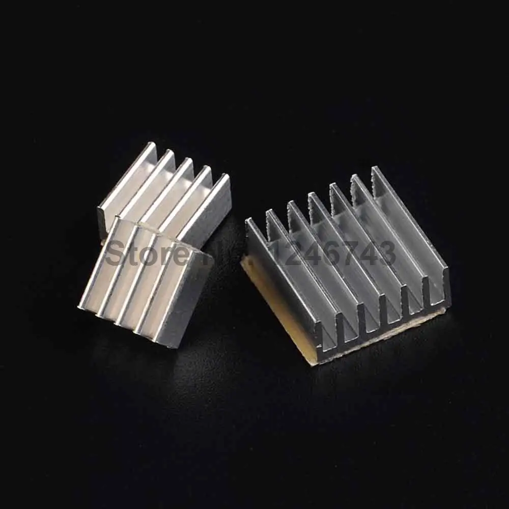 3 шт./лот для радиатора Raspberry Pi 2 B радиатор из чистого алюминия набор радиаторов с