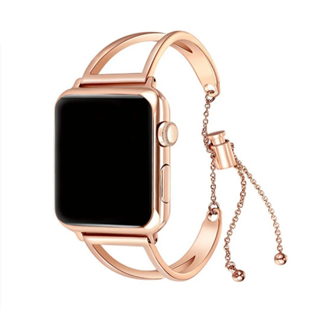 Ремешок для Apple Watch 5 4 3 2 band iWatch 44 мм/40 мм/42 мм/38 мм pulseira ремешок-манжета из