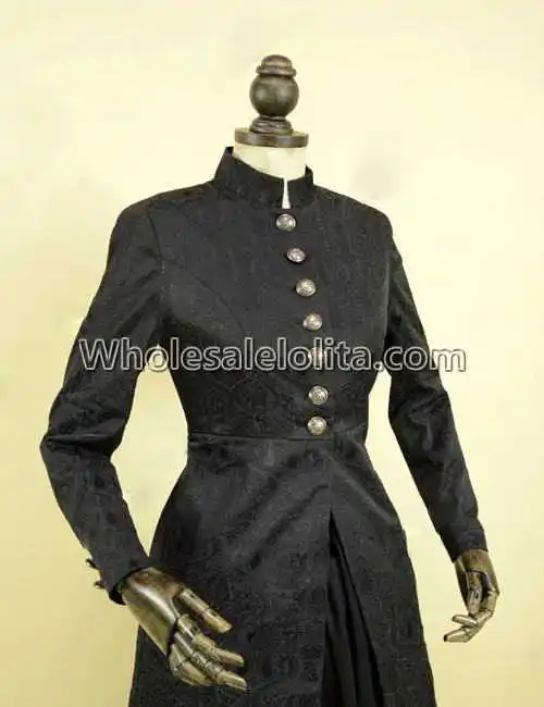 Высокое качество Викторианский эдвардянь Темный Пенни страшное женское платье