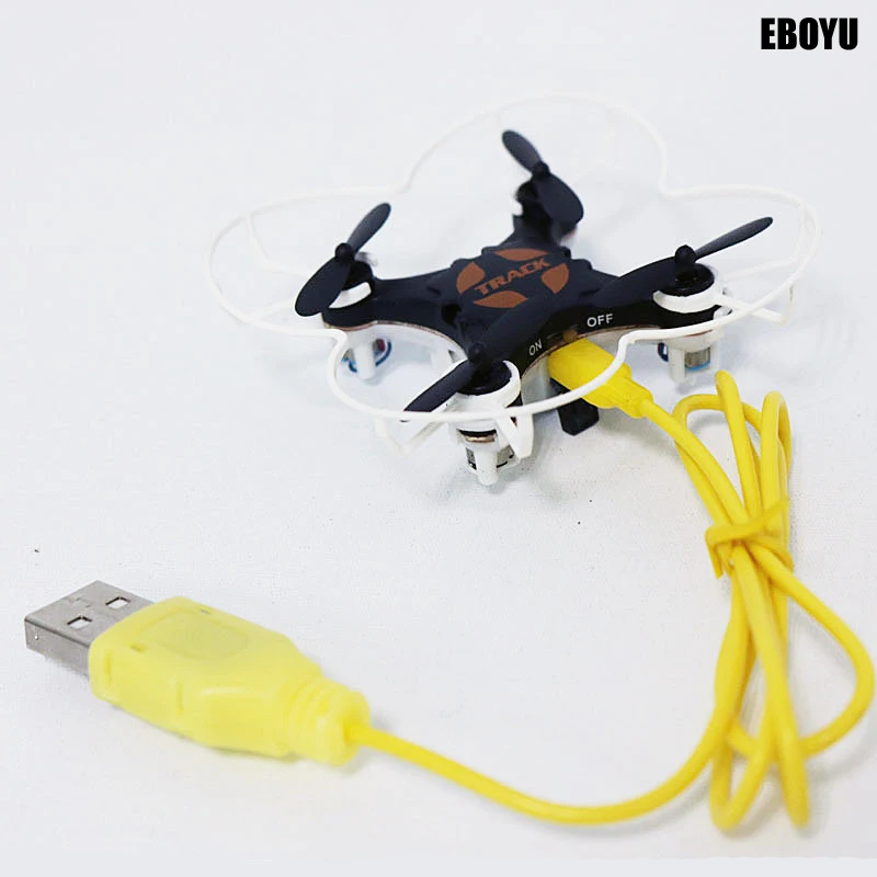 EBOYU QS5016 мини БПЛА гироскоп RC Nano Дрон многоцветный светодиодный 3D флип Безголовый режим RC Квадрокоптер Дрон RTF