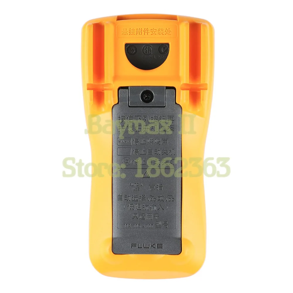 Цифровой мультиметр Fluke 117C True RMS с автоматическим напряжением с переменным/постоянным током, емкостью, сопротивлением, частотным измерением