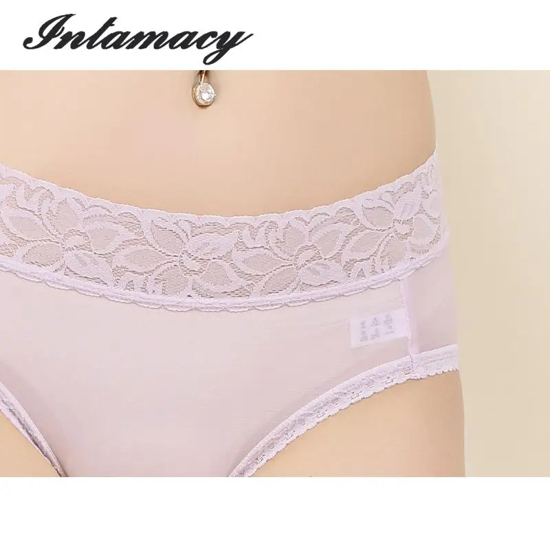 Женское шелковое нижнее белье кружево 100% натуральный шелк вязаные трусики