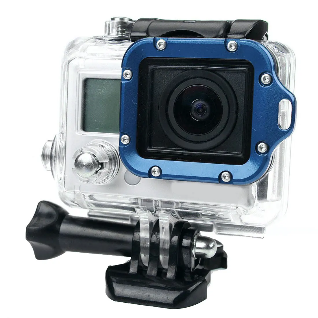 Модный Алюминиевый Ремешок адаптер кольцо для Gopro HD Hero 3 квадратное объектива gopro