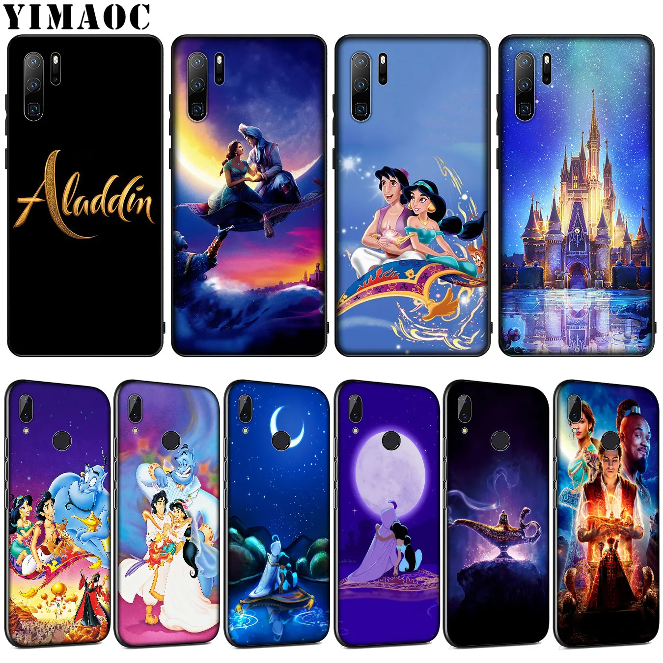 Мягкий силиконовый чехол YIMAOC с мультяшным аладдином для Huawei P30 P20 Pro P10 P9 Lite Mini 2017 2016