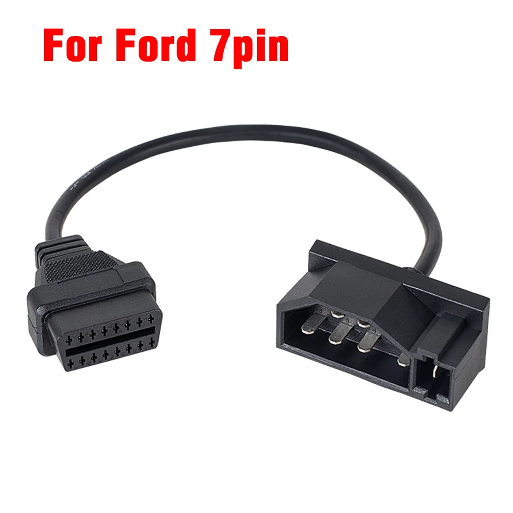 Для gm 12 Pin OBD 2 Соединительный адаптер для Toyota 17 pin 22 pin Автомобильный диагностический удлинитель для nissan 14 Pin to 16 pin - Цвет: Розовый