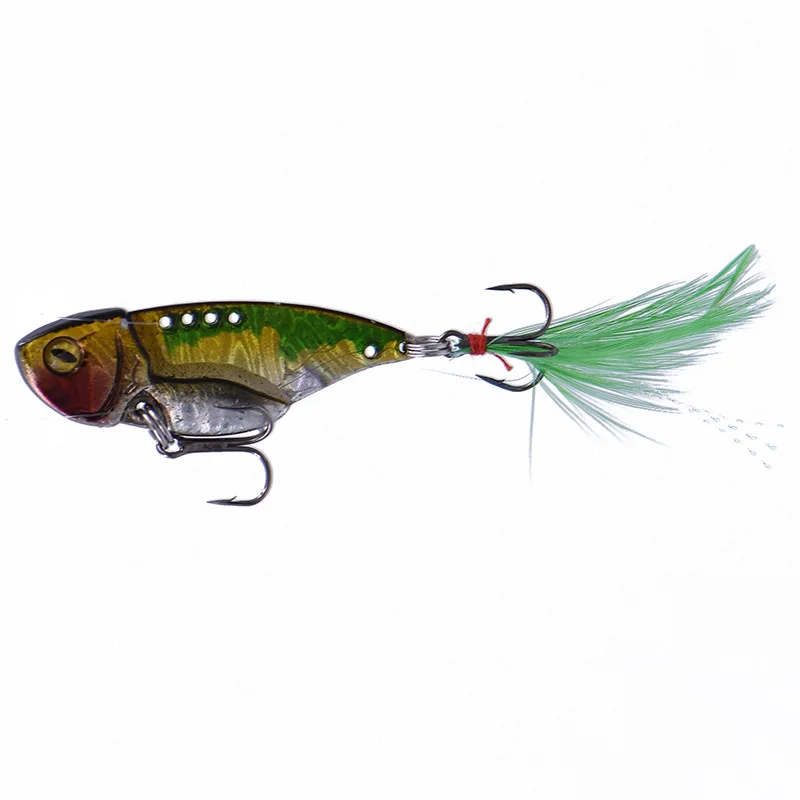 5Pcs/lot 5cm 11g Metal Color Combo Artificial Shake VIB Wobblers Fishing Lure Hard Plastic Fish Faked Tackle | Спорт и развлечения