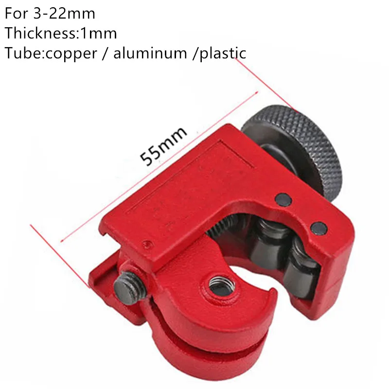 Tube Cutter 1pc B Onnfang 3-22 мм резак 1/" до 7/8" OD мини медь алюминий железо металл 1 мм Толщина трубки ломтик резак Pip нож - Цвет: Tube Cutter 1pc B