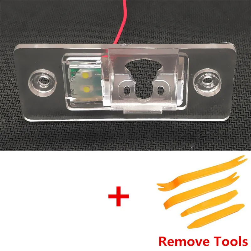 Bracket x Tools YIFOUM кронштейн для камеры заднего вида для Porsche Cayenne/Skoda Fabia Yeti/Volkswagen Tiguan Bora Passat B5 B6 Golf Polo Santana - Название цвета: Bracket x Tools