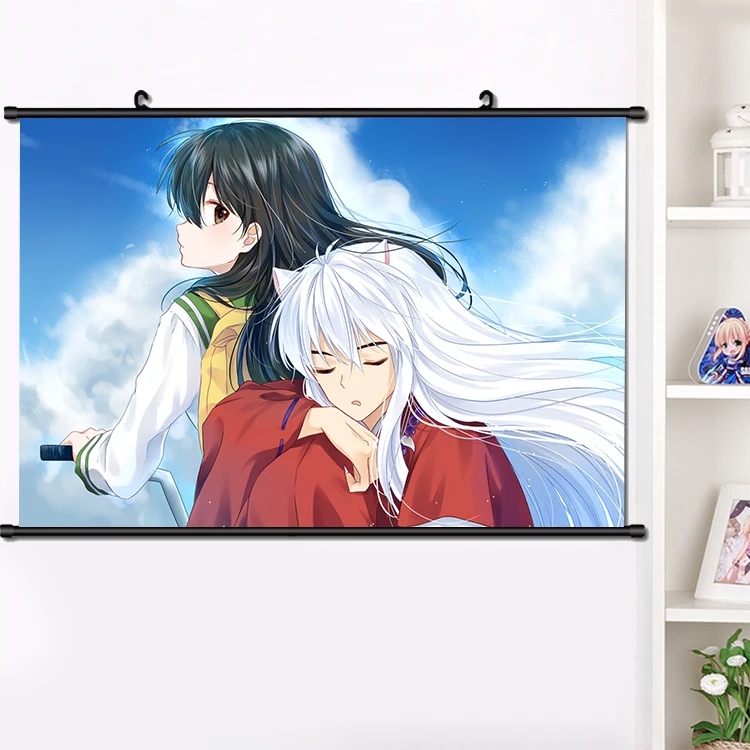 Inuyasha Sesshoumaru Higurashi Кагоме Kikyou Косплэй наклейки на стену панно настенные подвесные