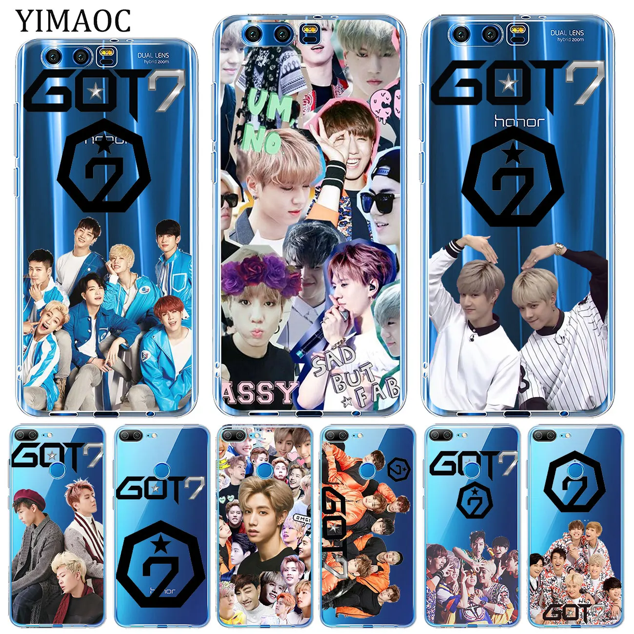 Мягкий силиконовый чехол YIMAOC GOT7 JinYoung Jackson Mark для Huawei Y9 Y7 Y6 Prime 2018 Honor 20 10 9 9X 8C 8X 8 Lite 7X