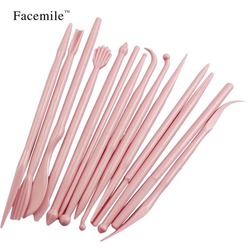 Facemile новый бренд 14 шт. DIY Инструменты для моделирования тортов и цветов Набор