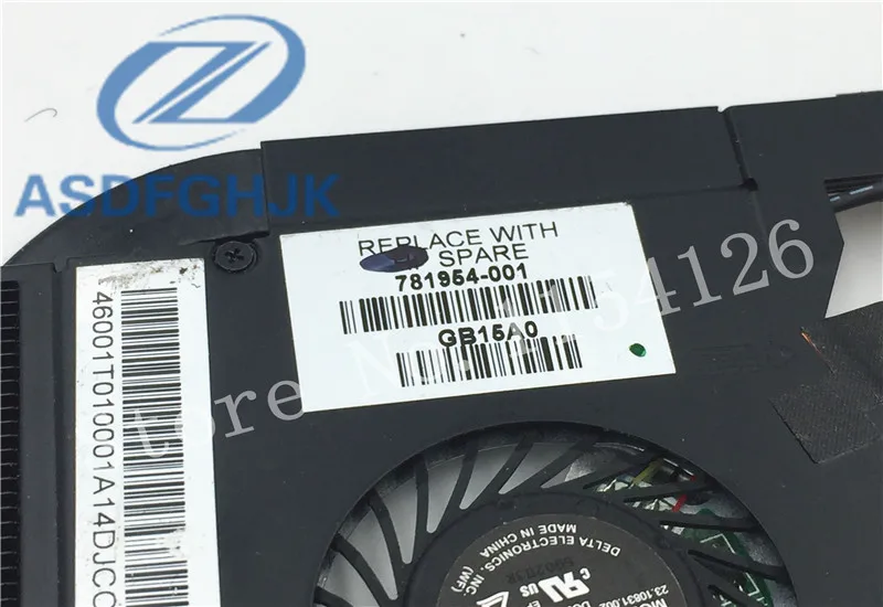 Оптовая продажа Охлаждающий радиатор и вентилятор для HP EliteBook Folio 1040 G2 781954-001 100%
