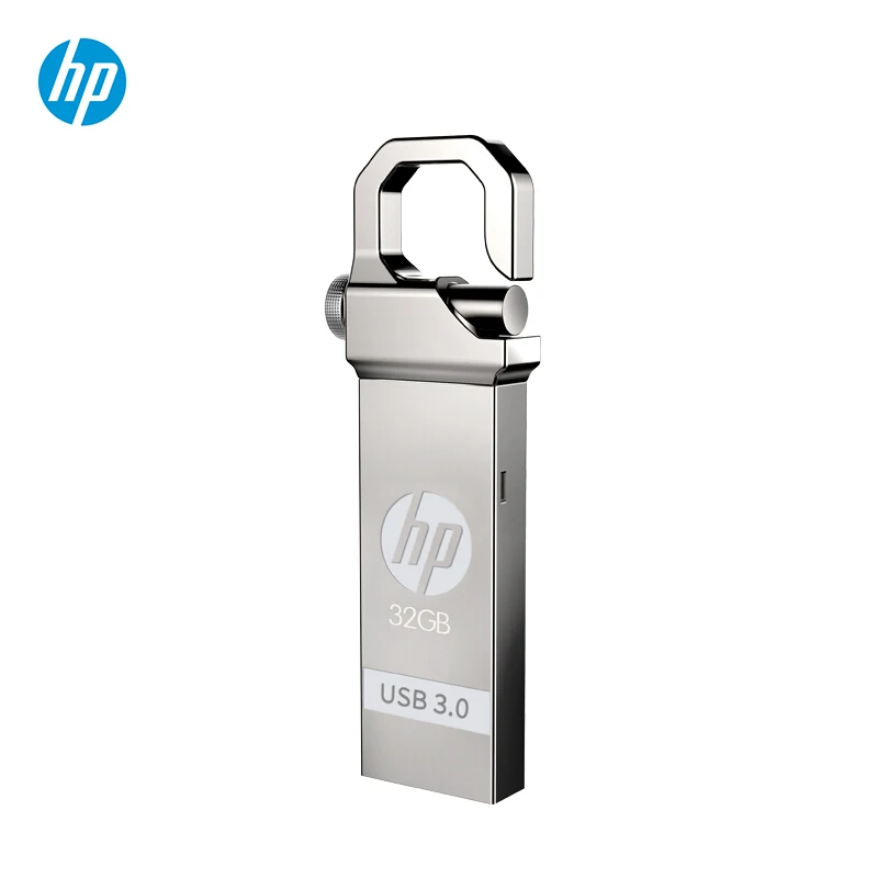 Флешка Металлический флеш-накопитель hp 32 Гб 64 Гб DIY Pendrive X750W Cle USB 3,0 Memory Stick Key Thumb Hook Lock Flies диск на ключ флэшка
