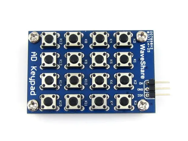 Клавиатура AD 16 кнопок 4x4 плата аксессуаров матричные кнопки контролируемая