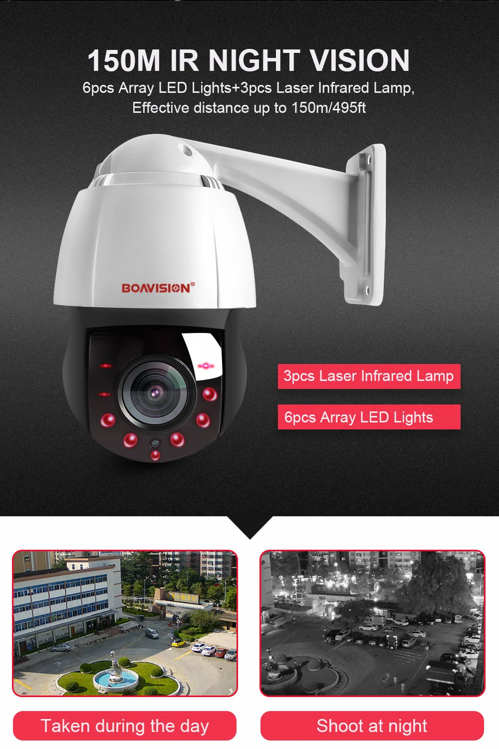 1080P 5MP 48V POE PTZ купольная IP камера Открытый 30X зум Onvif скорость купольная PTZ камера массив+ лазерная инфракрасная лампа ИК 150 м CCTV Cam