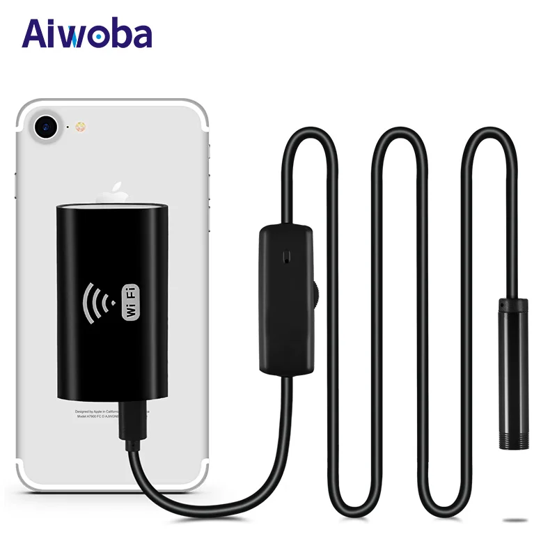Aiwoba HD 8 мм объектив Wi-Fi эндоскоп Камера 3.5 м кабель Водонепроницаемый бороскоп