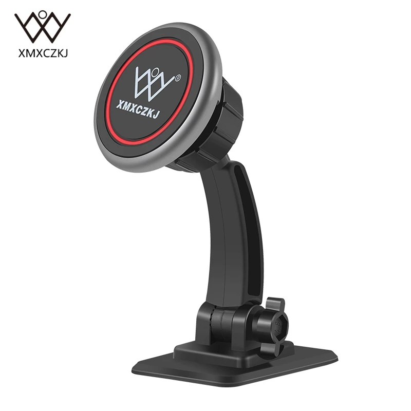 Black XMXCZKJ Автомобильный держатель gps универсальный магнитный держатель для телефона на приборную панель 360 градусов Магнитный держатель для телефона для Iphone Xiaomi - Цвет: Black