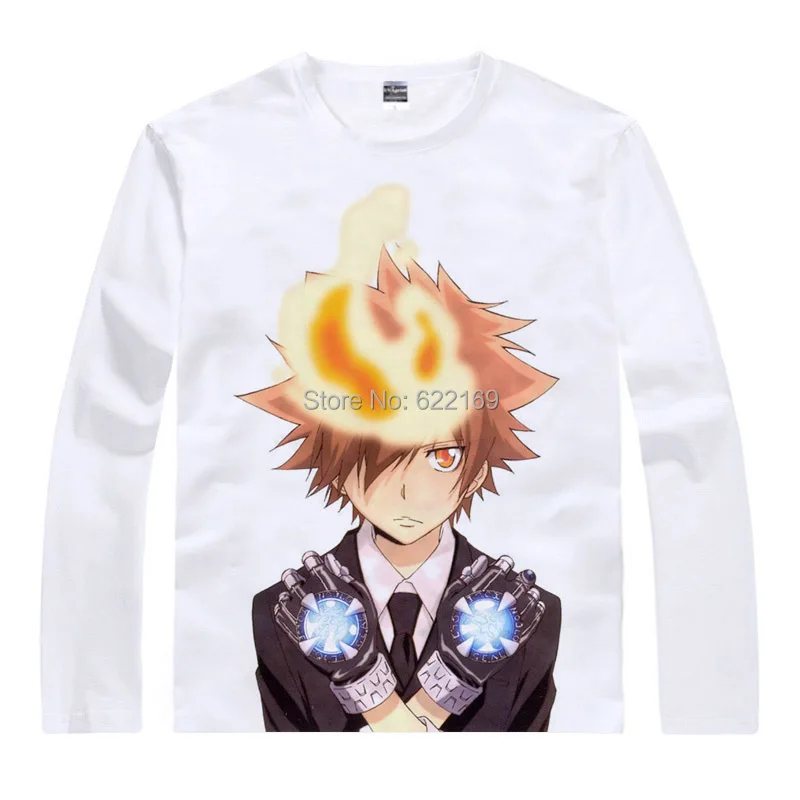 Домашний репетитор хитман реборн хаато футболка аниме японская известная