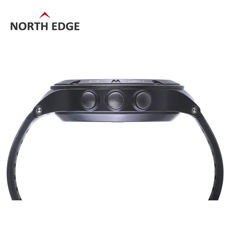 NORTH EDGE спортивные мужские часы водонепроницаемые 50 м пульсометр цифровые gps умные