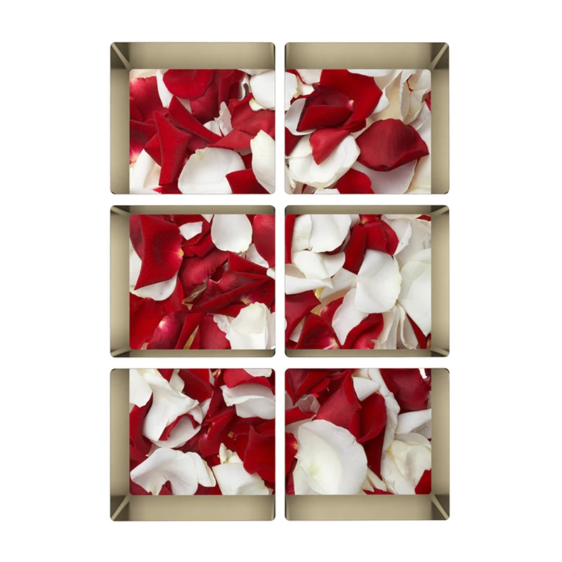 1 шт. Творческий 3D Наклейки на стену Лепестки роз персонализированные Для ванной
