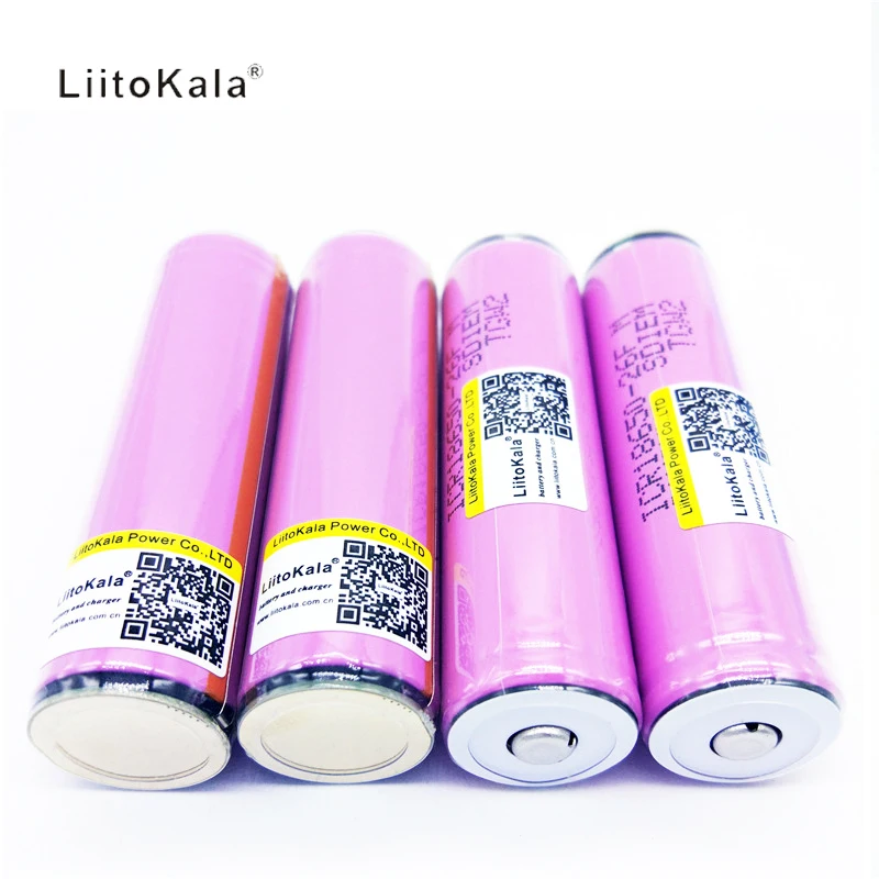 ICR18650-26FM Liitokala защищенная аккумуляторная батарея 18650 2600 мАч 3 7 в | Электроника