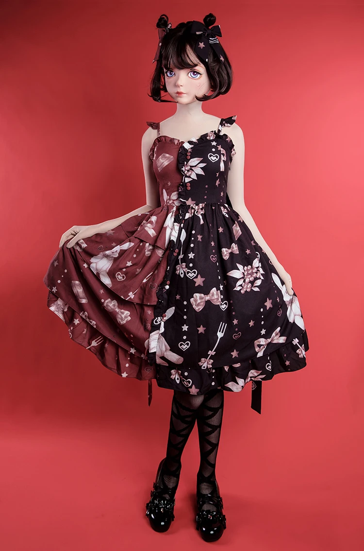 (Dollki AB) сделанный на заказ женщина/девушка смолы половина головы Косплэй японский