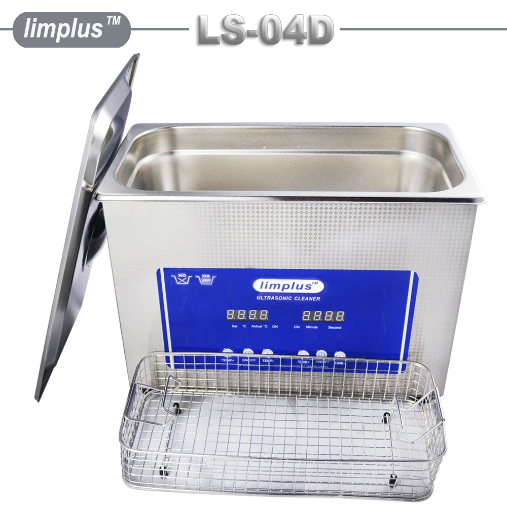 Ультразвуковой очиститель Limplus 4.5L с цифровым таймером и нагревом ювелирных
