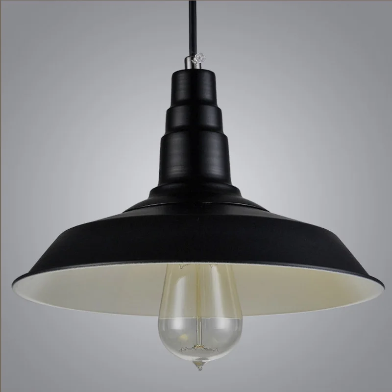 Лофт промышленные подвесные светильники Винтаж E27 E26 Edison гладить Ретро подвесной светильник 110-240 В подвесные светильники для дома декор РЕСТОРАН