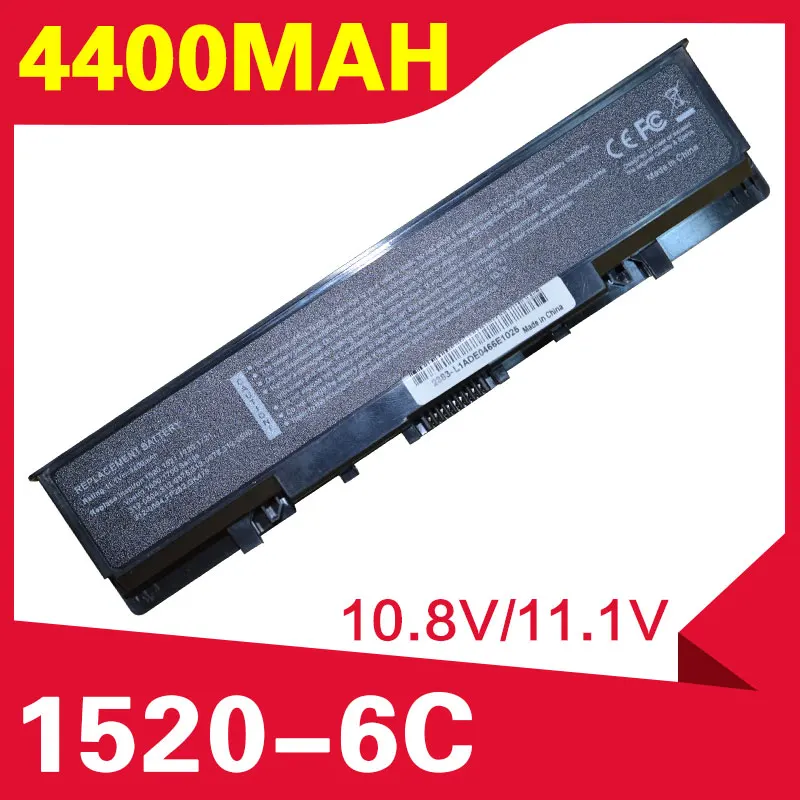 Аккумулятор ApexWay 4400 мАч для ноутбука dell Inspiron 1520 1521 1720 1721 s Vostro 530 0UW280 UW280|battery for