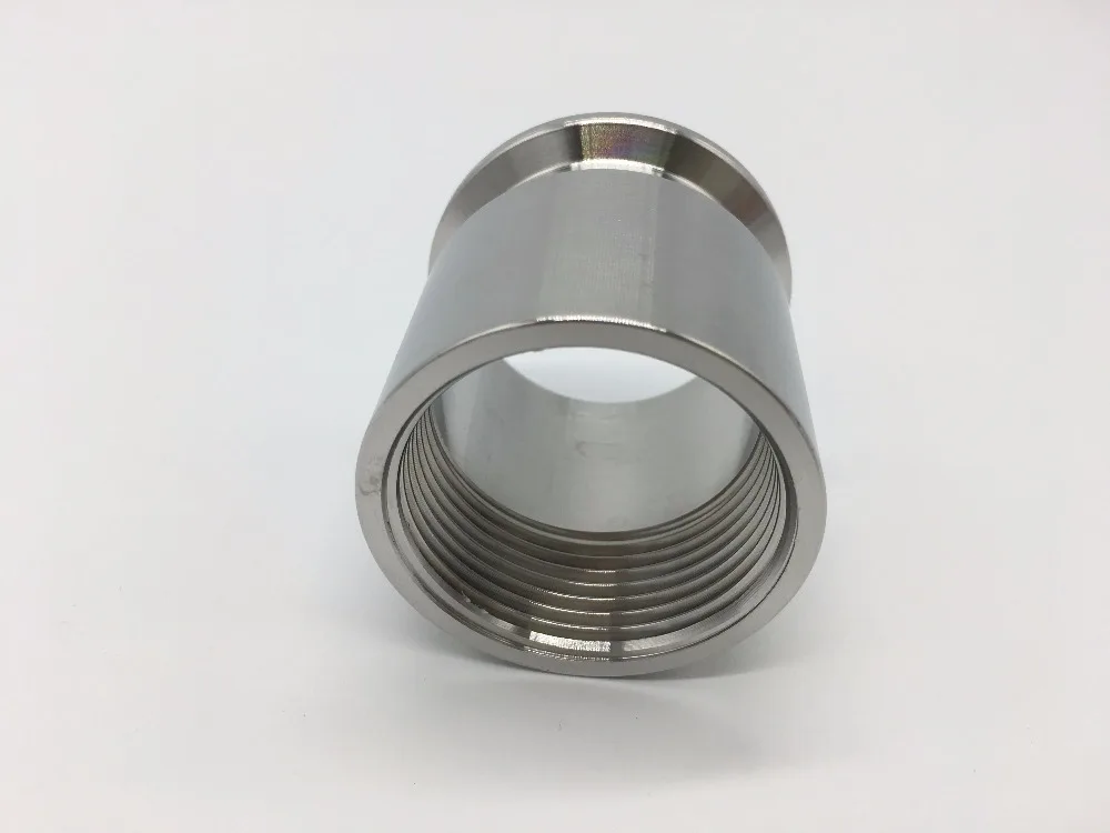 1-1/4 &quotBSP x 1 5&quot Tri Зажим 50 5 Ferrule O/D 304 Нержавеющая сталь санитарные трубы разъем для