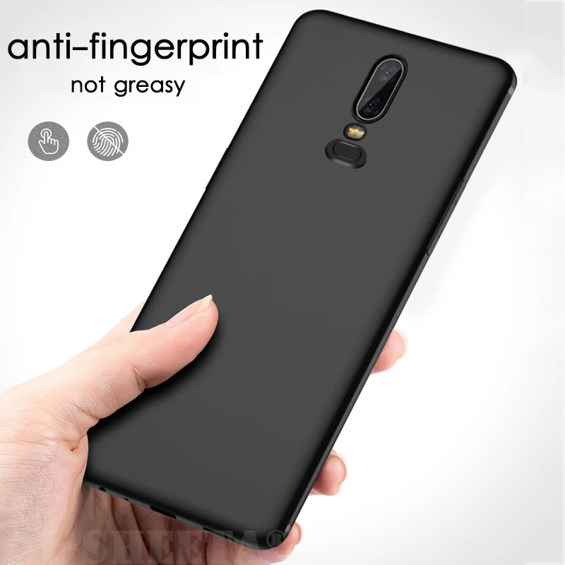 Shockproof Ultra thin For OnePlus 6 6T 5 5t 1+6 1+6t Soft Matte TPU Silicone Back Cover Protective Case One plus 5T |