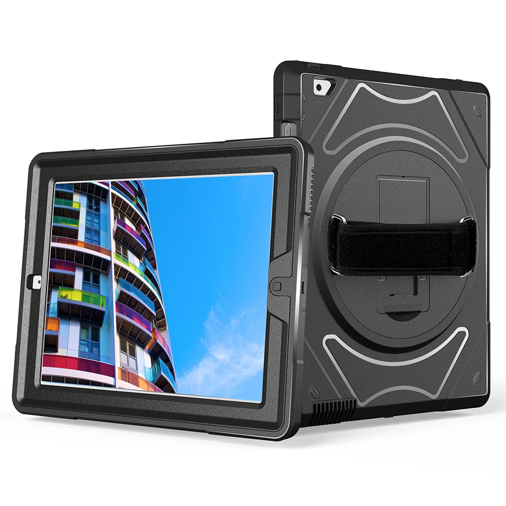 9 7 дюймов чехол для Apple iPad 2/3/4 Heavy Duty ударопрочный защитный с 360 Вращающийся ремешок