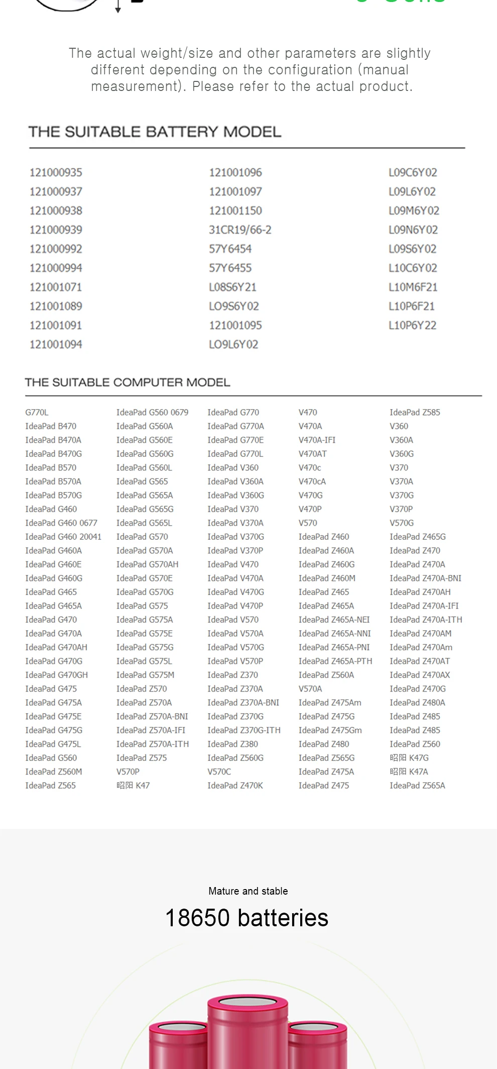6600 мА/ч, 4400mAh лаптоп с Батарея для lenovo G460 G465 G470 G475 G560 G565 G570 G575 G770 Z460 V360A E47G Z370 L10M6F21 L09S6Y02