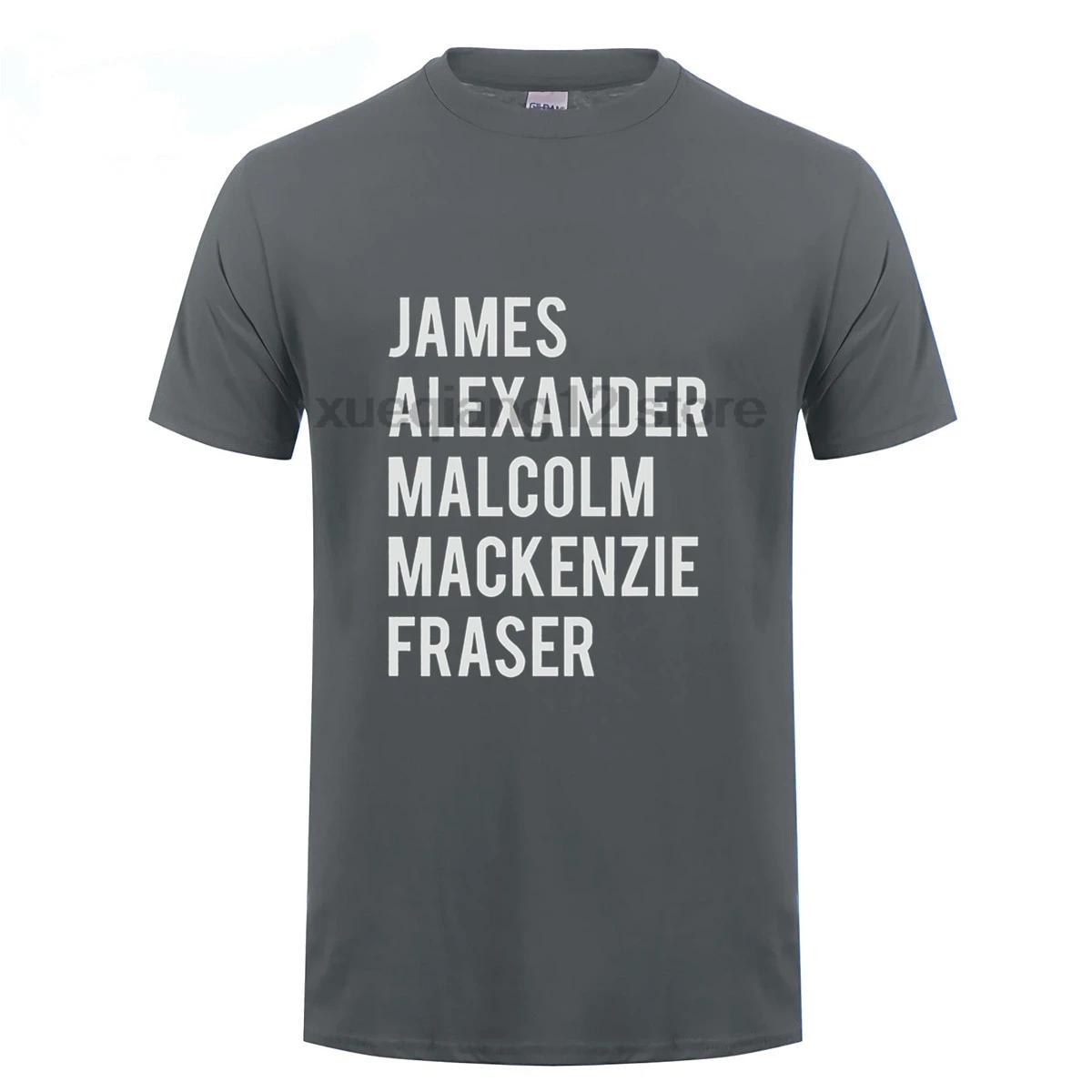 Мужская футболка с надписью Outlander Jamie Fraser|Мужские футболки| |