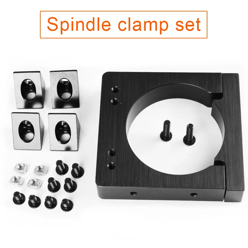 

Router Spindle Mount Kit 52/65/71mm CNC C-BEAM Machine DIY for Makita RT 0700C EM88