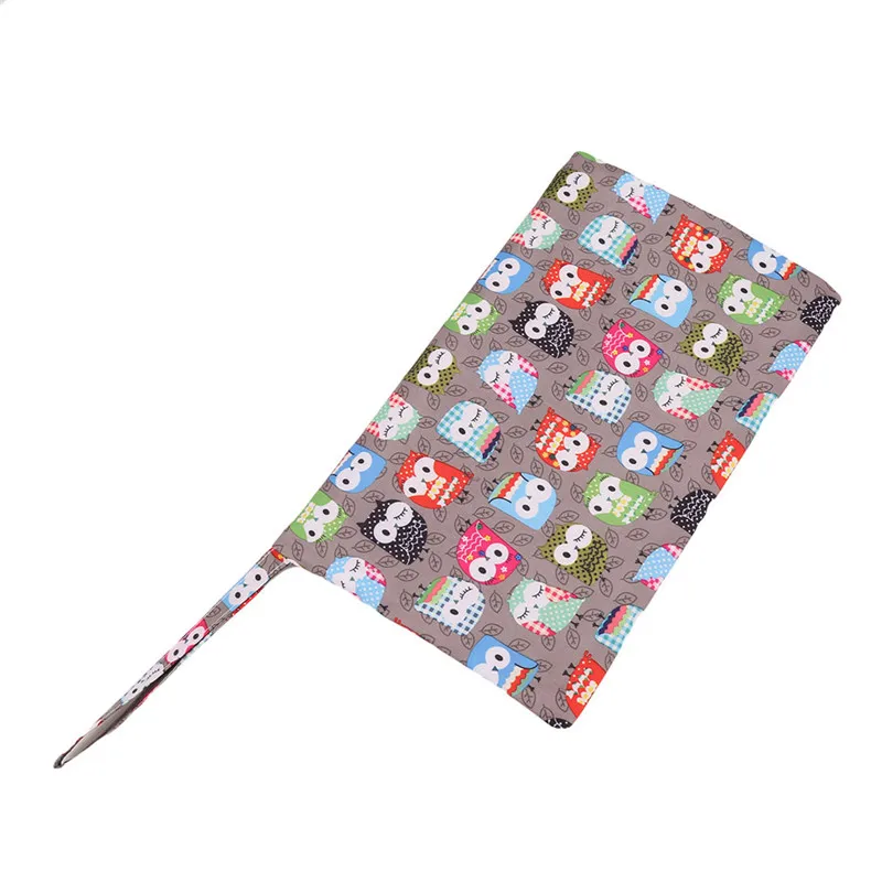 Cartoon Single Wet Bag Pocket Baby Cloth Diaper Waterproof Reusable Bags Traval Portable Storage 27*17cm | Мать и ребенок