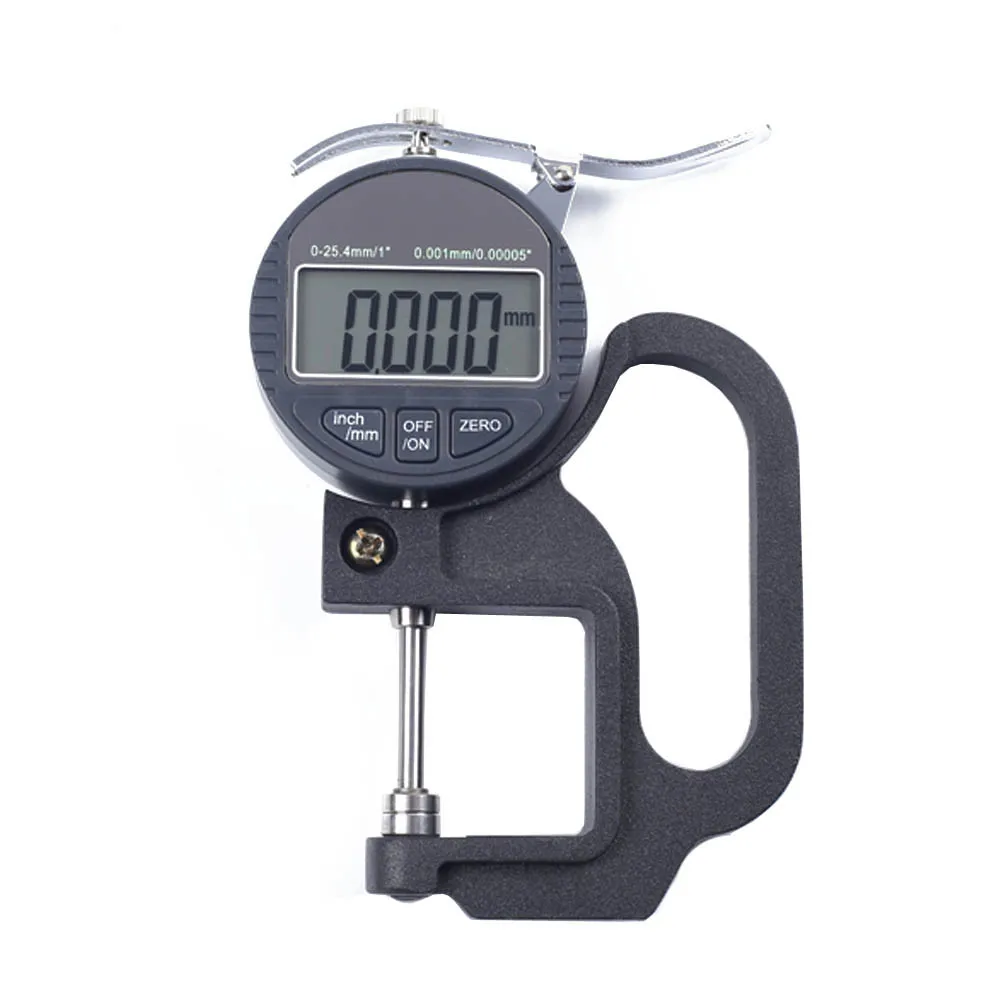 Hot Sale Digital Micrometer 0-10/25mm Electronic Thickness Gauge SYN10 Depth LCD Indicator Width Measurement Thickness Tester