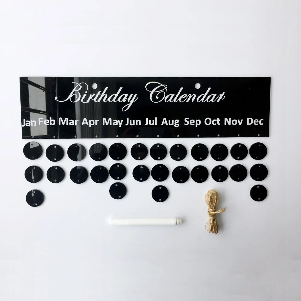 Funlife высококлассные сделай сам Семейный календарь открытка на день рождения