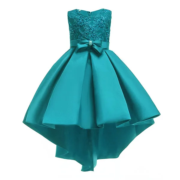 Dress J Вечерние платья для девочек; Детские платья для девочек; вечерние костюмы; Одежда для девочек с цветочным узором; элегантные платья для выпускного вечера - Цвет: Dress J