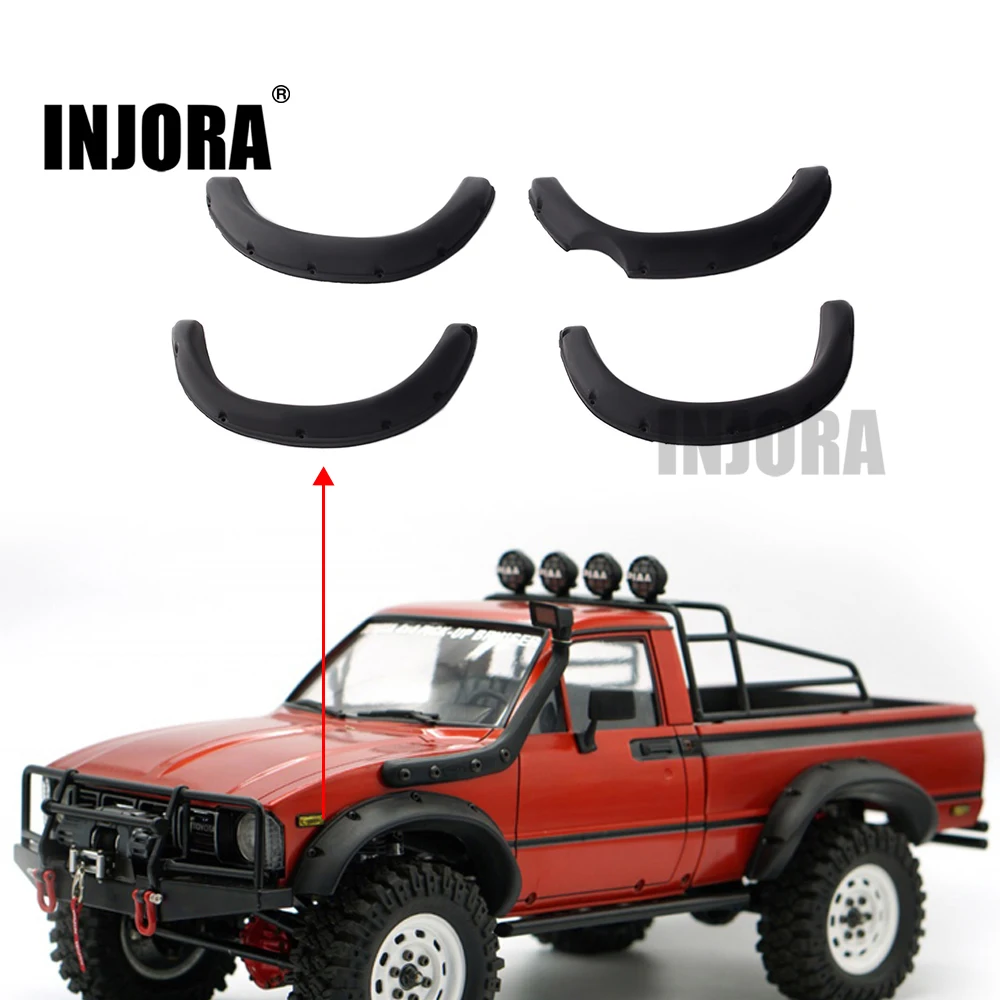 INJORA RC автомобильные 1:10 весы резиновый брызговик для Гусеничный Тамия TF2 Mojave