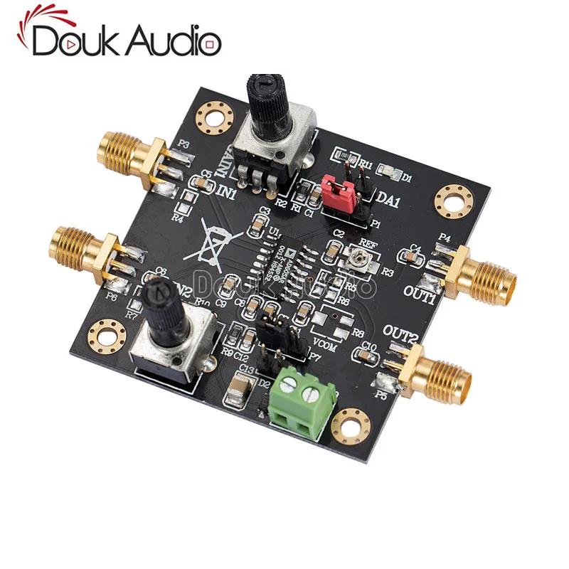 AD605 VGA 2 канальный модуль усилителя с регулируемым коэффициентом усиления низким