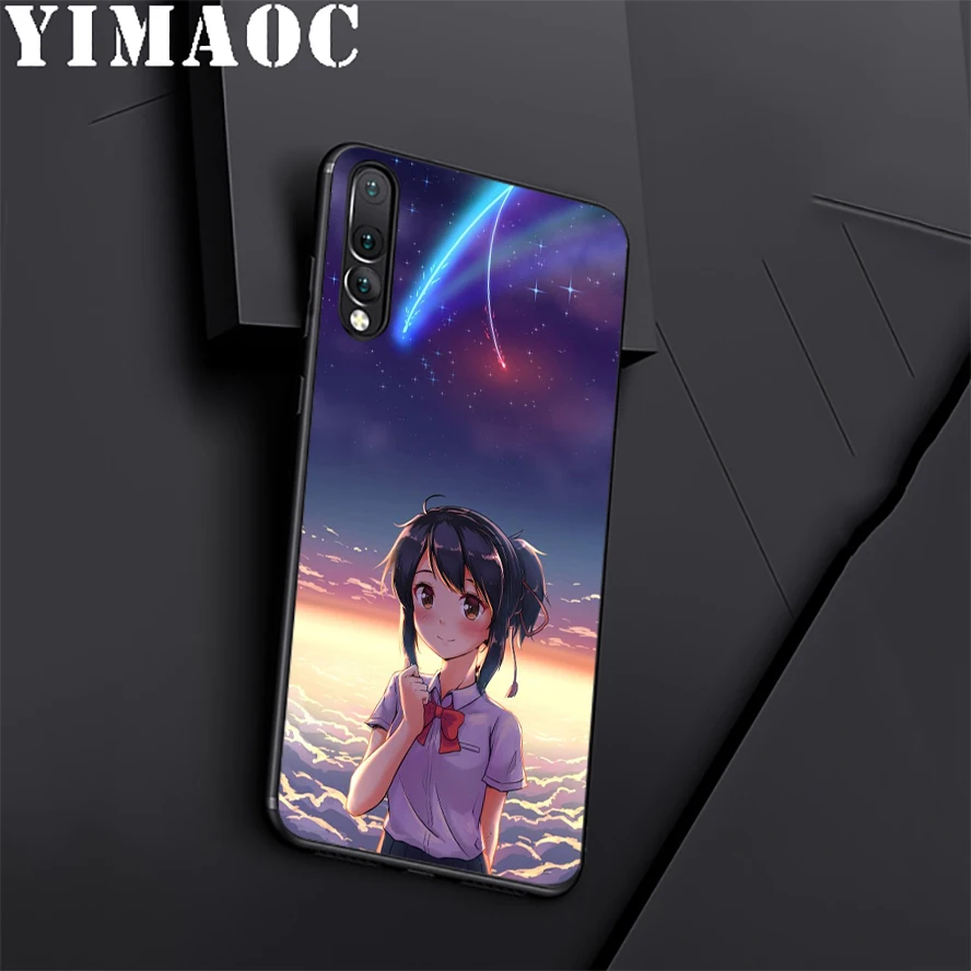 YIMAOC ваше имя Фильм Мягкий силиконовый чехол для huawei Honor mate 10 P20 P10 P9 P8 P Smart Y6 6A 7A 7X 7C