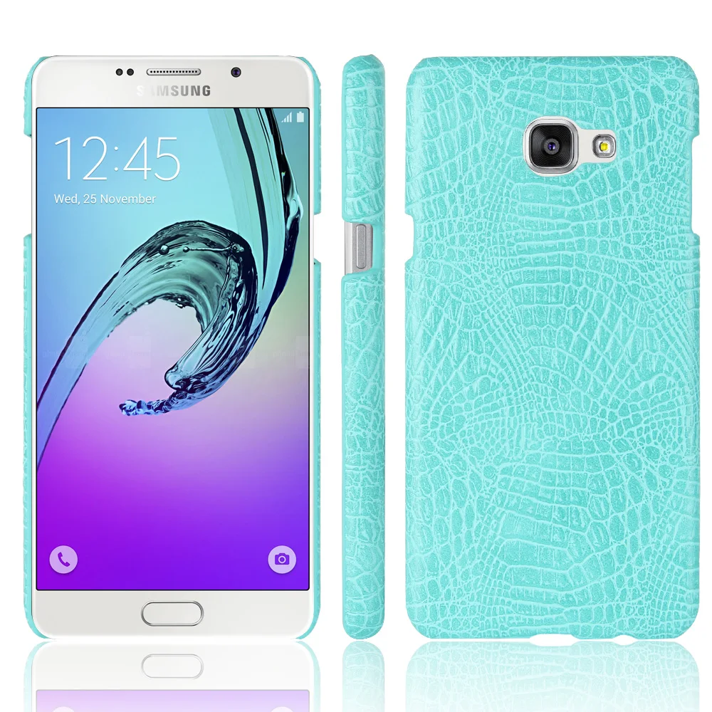 Чехол для Samsung Galaxy A7 2016 A76 A710 бампер с крокодиловыми венами SM A710F A710FD A710H A710F/DS A710S A710I