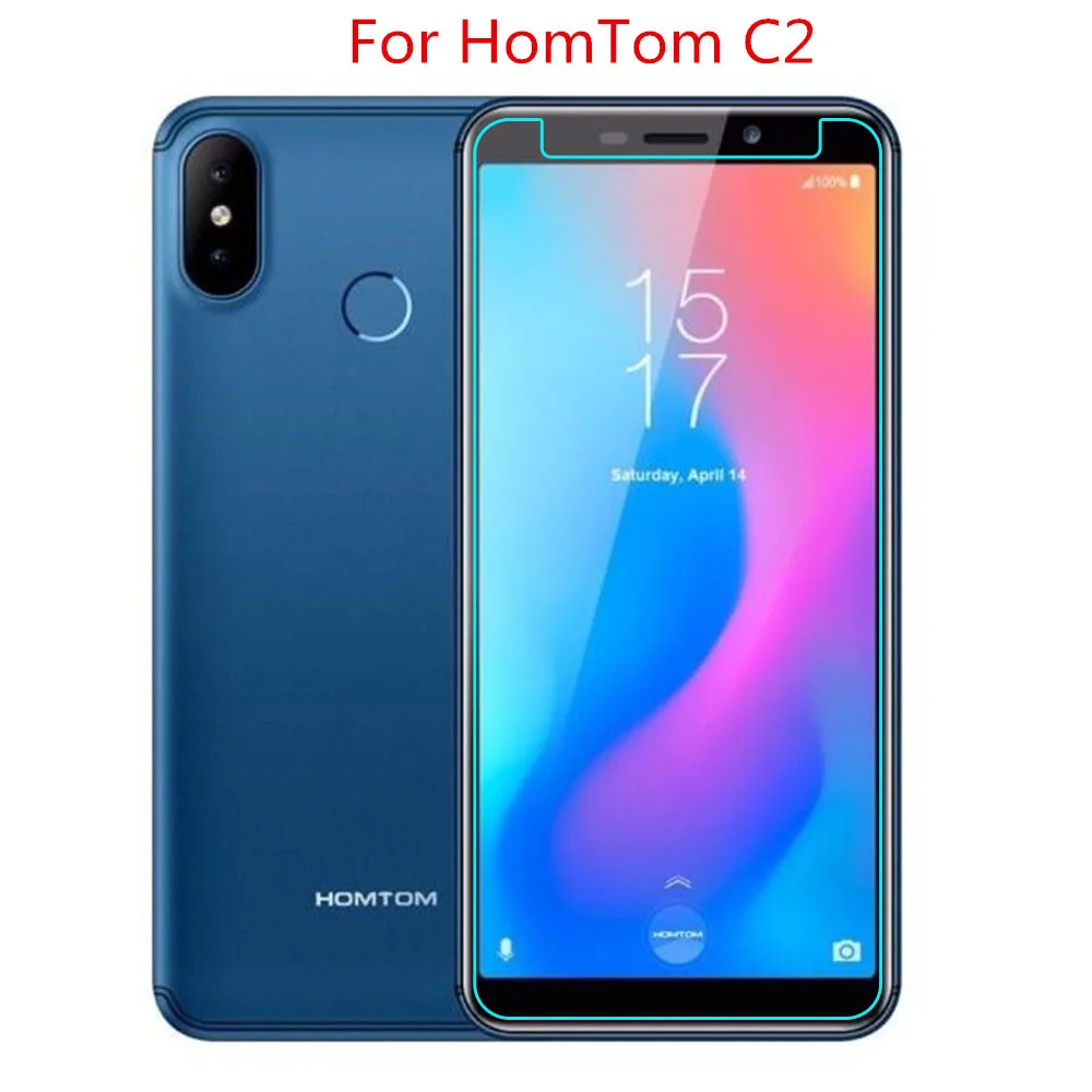 2 шт для HomTom C2 закаленное стекло 9H 2.5D высокое качество Защита экрана смартфон