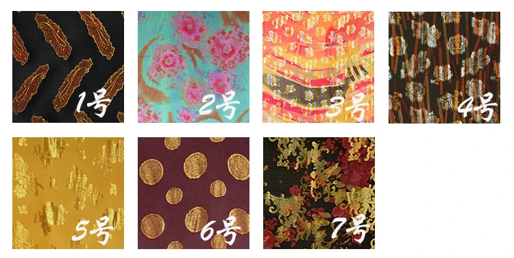 Ультратонкий Шелковый шифоновый шарф ткань Летняя шелковая жаккардовая с